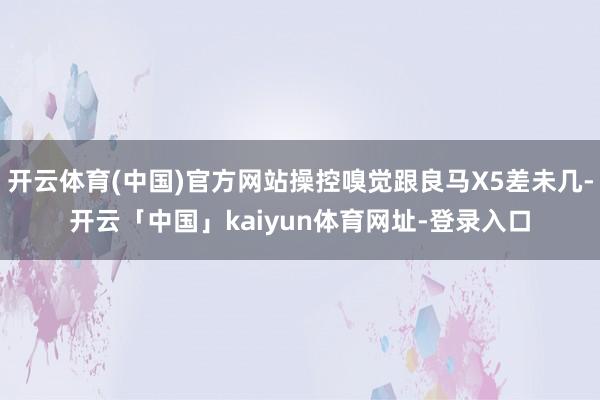 开云体育(中国)官方网站操控嗅觉跟良马X5差未几-开云「中国」kaiyun体育网址-登录入口